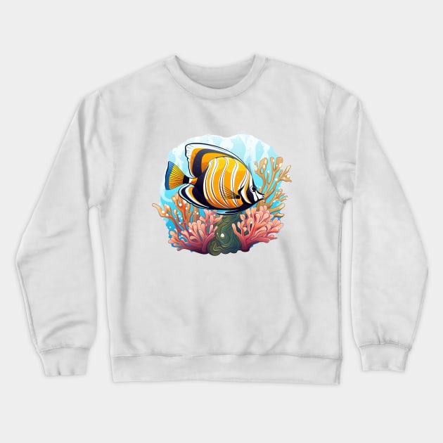 Butterflyfish Crewneck Sweatshirt by zooleisurelife